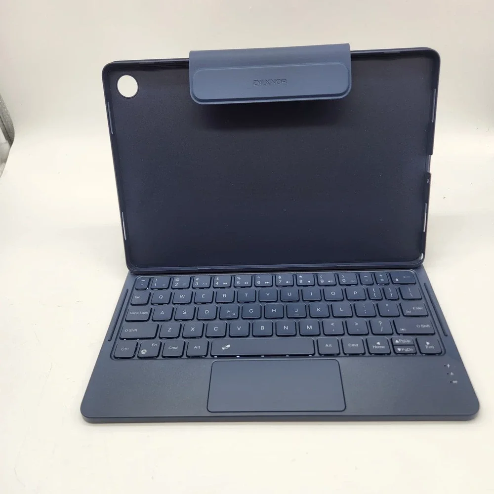 Dexnor Samsung Galaxy Tab A9+ Plus 11 Keyboard Case Backlit Trackpad Blue 2023